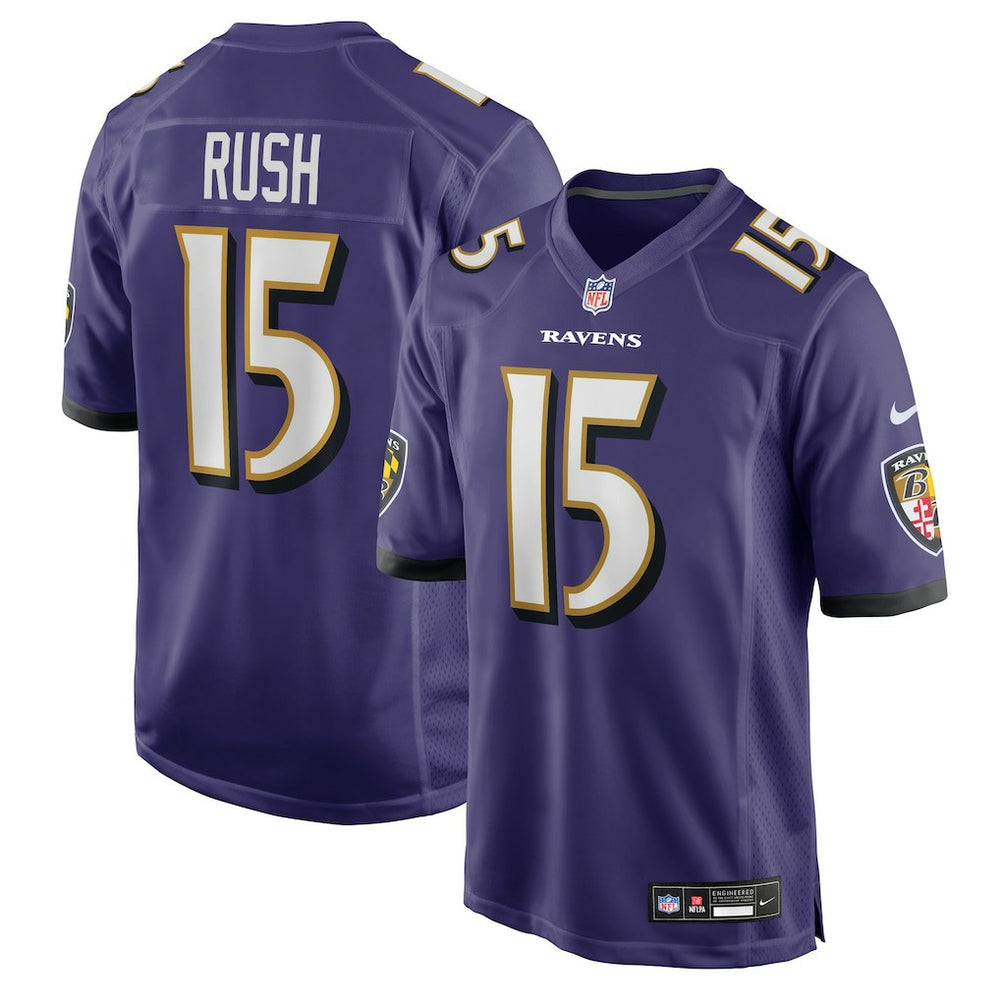 Cooper Rush Baltimore Ravens Team Game Jersey - Purple - Nike