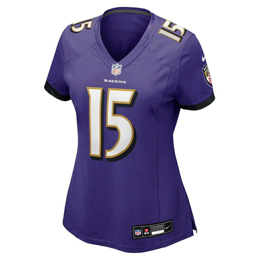Cooper Rush Baltimore Ravens Women's Team Game Jersey - Purple - Nike