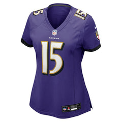 Cooper Rush Baltimore Ravens Women's Team Game Jersey - Purple - Nike