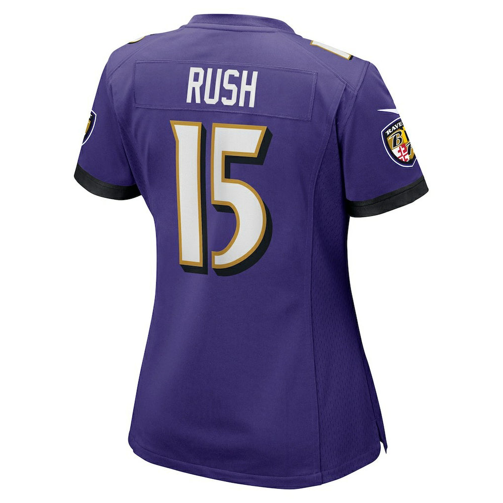 Cooper Rush Baltimore Ravens Women's Team Game Jersey - Purple - Nike