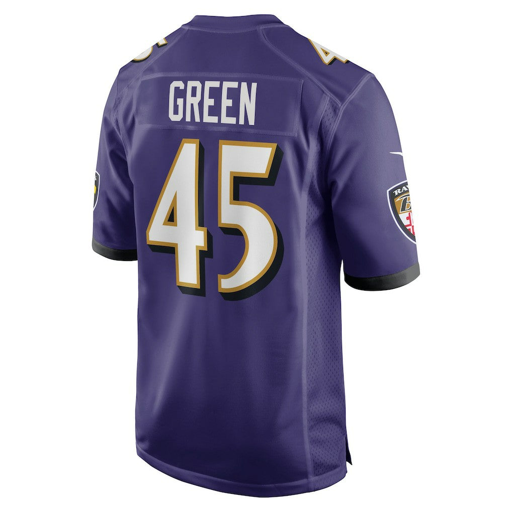 Mike Green Baltimore Ravens Team Game Jersey - Purple - Nike