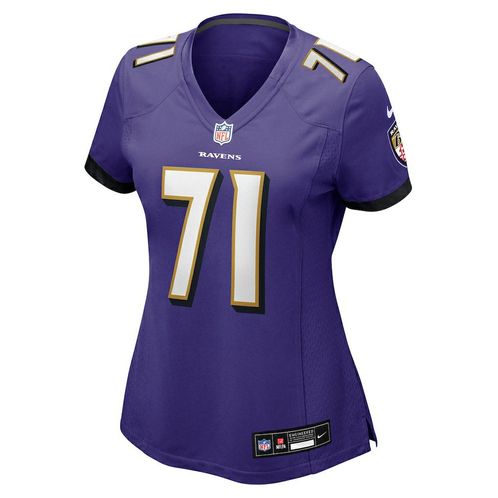 Carson Vinson Baltimore Ravens Women's Team Game Jersey - Purple - Nike