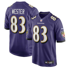 LaJohntay Wester Baltimore Ravens Team Game Jersey - Purple - Nike