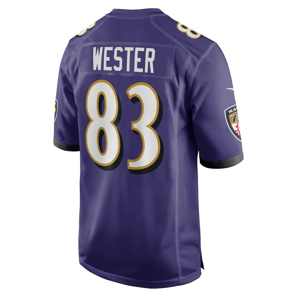 LaJohntay Wester Baltimore Ravens Team Game Jersey - Purple - Nike