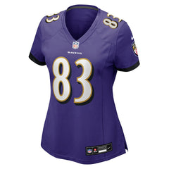 LaJohntay Wester Baltimore Ravens Women's Team Game Jersey - Purple - Nike