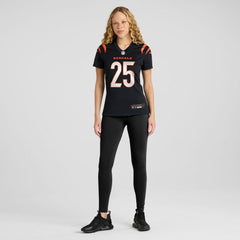Tahj Brooks Cincinnati Bengals Women's Team Game Jersey - Black - Nike