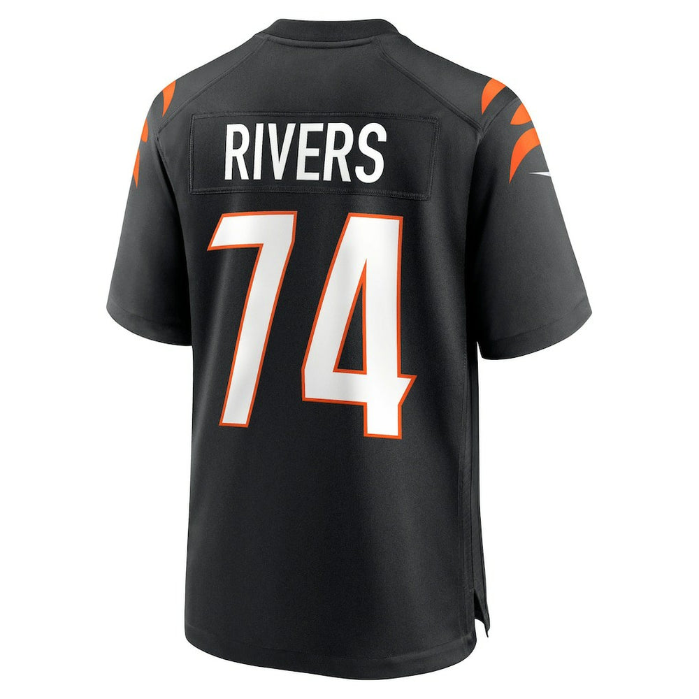Jalen Rivers Cincinnati Bengals Team Game Jersey - Black - Nike