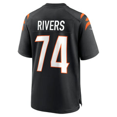 Jalen Rivers Cincinnati Bengals Team Game Jersey - Black - Nike