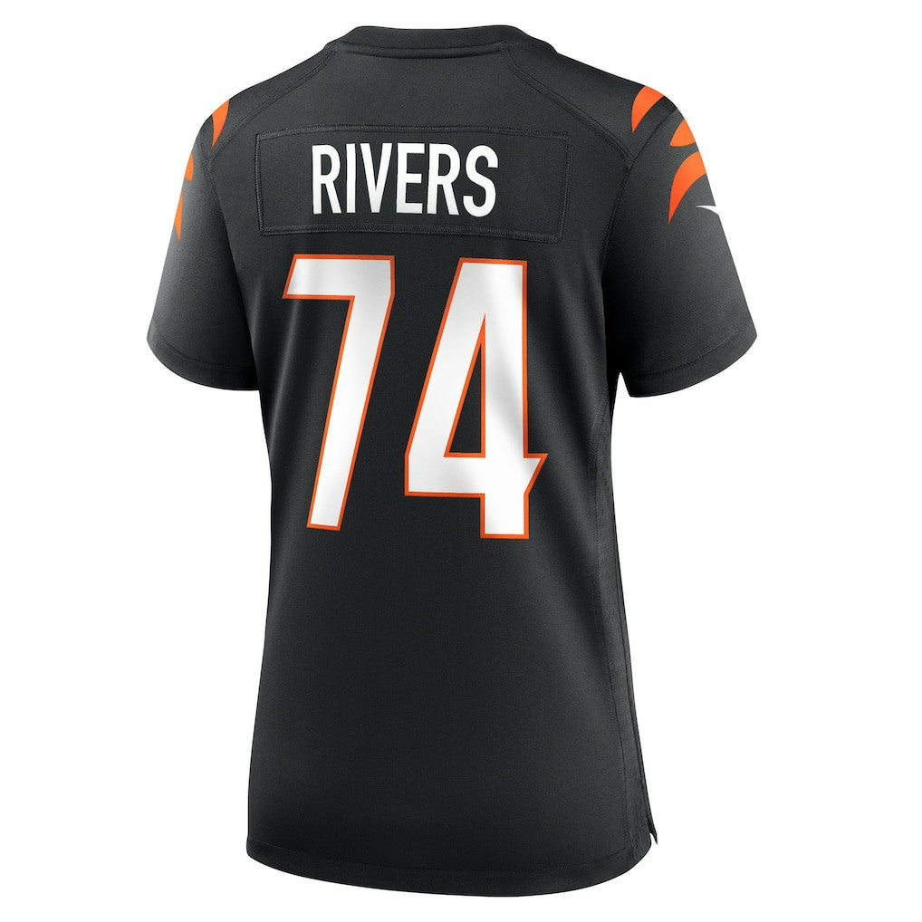 Jalen Rivers Cincinnati Bengals Women's Team Game Jersey - Black - Nike