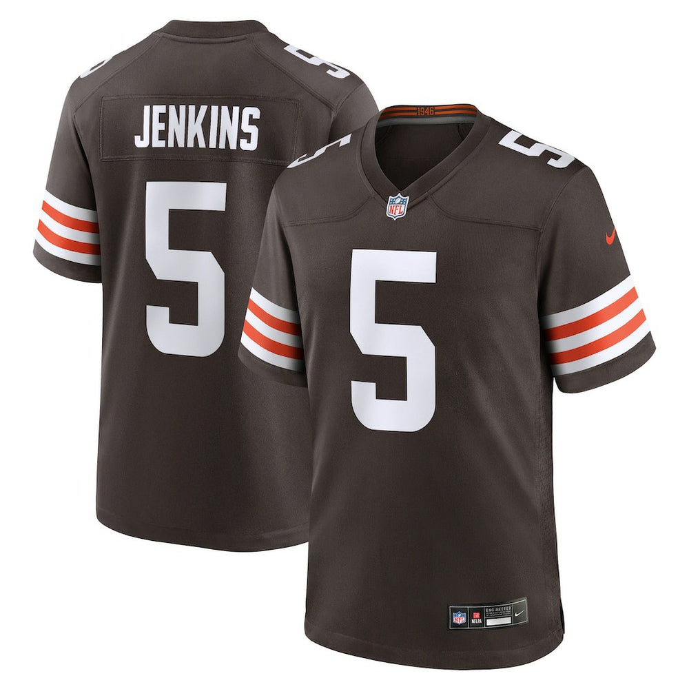 Rayshawn Jenkins Cleveland Browns Team Game Jersey - Brown - Nike