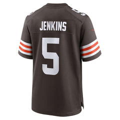 Rayshawn Jenkins Cleveland Browns Team Game Jersey - Brown - Nike