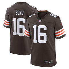 Isaiah Bond Cleveland Browns Team Game Jersey - Brown - Nike