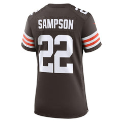Dylan Sampson Cleveland Browns Women's Team Game Jersey - Brown - Nike