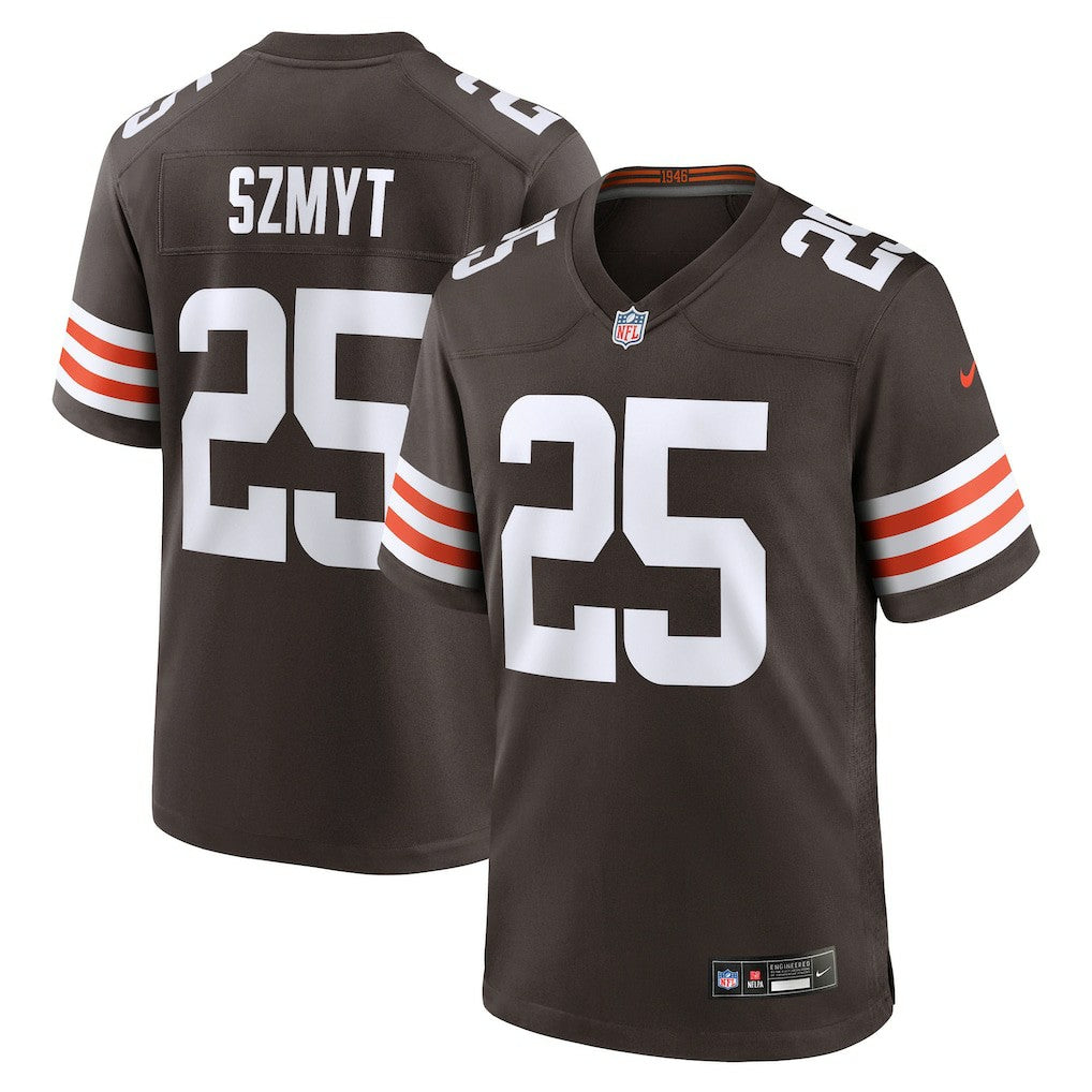 Andre Szmyt Cleveland Browns Team Game Jersey - Brown - Nike