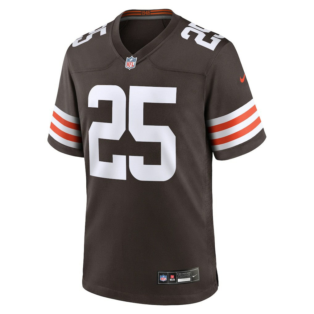 Andre Szmyt Cleveland Browns Team Game Jersey - Brown - Nike