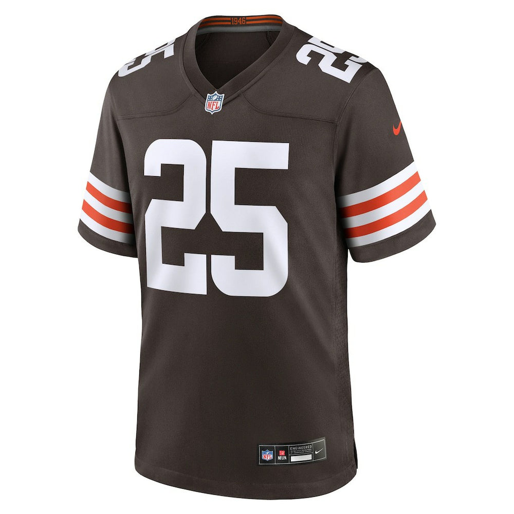 Andre Szmyt Cleveland Browns Team Game Jersey - Brown - Nike