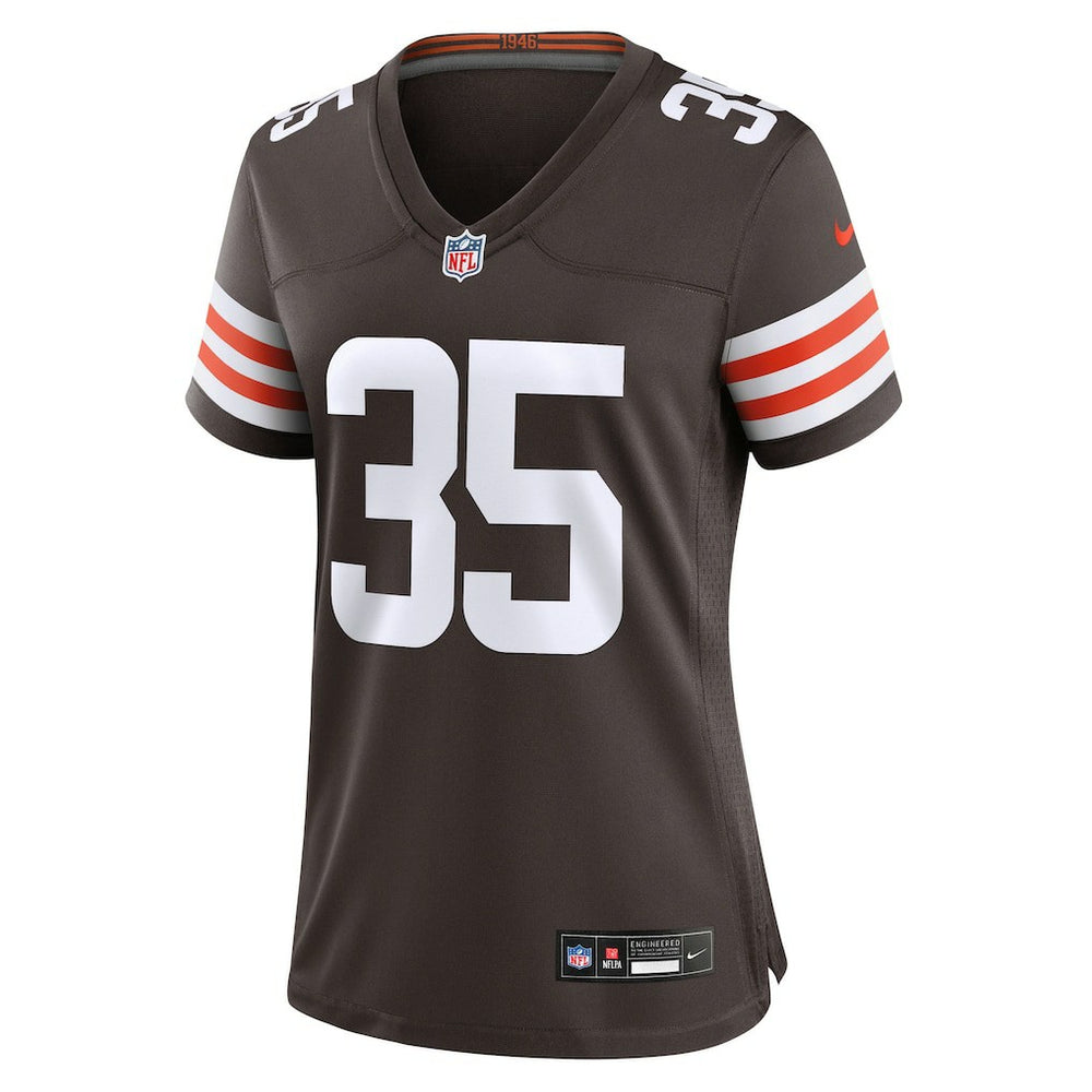 Raheim Sanders Cleveland Browns Women's Team Game Jersey - Brown - Nike