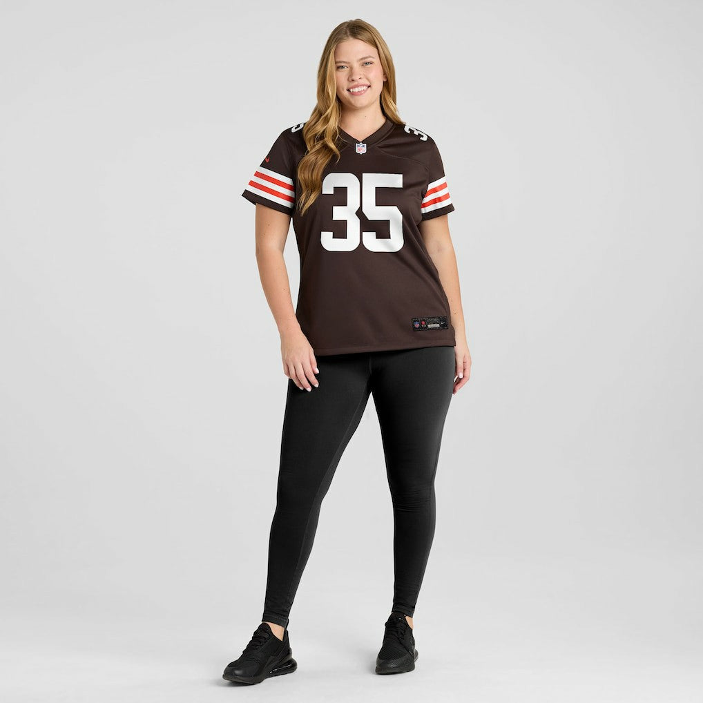 Raheim Sanders Cleveland Browns Women's Team Game Jersey - Brown - Nike