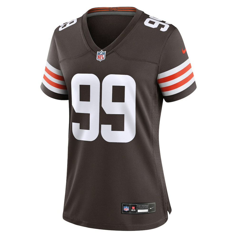 Cameron Thomas Cleveland Browns Women's Team Game Jersey - Brown - Nike