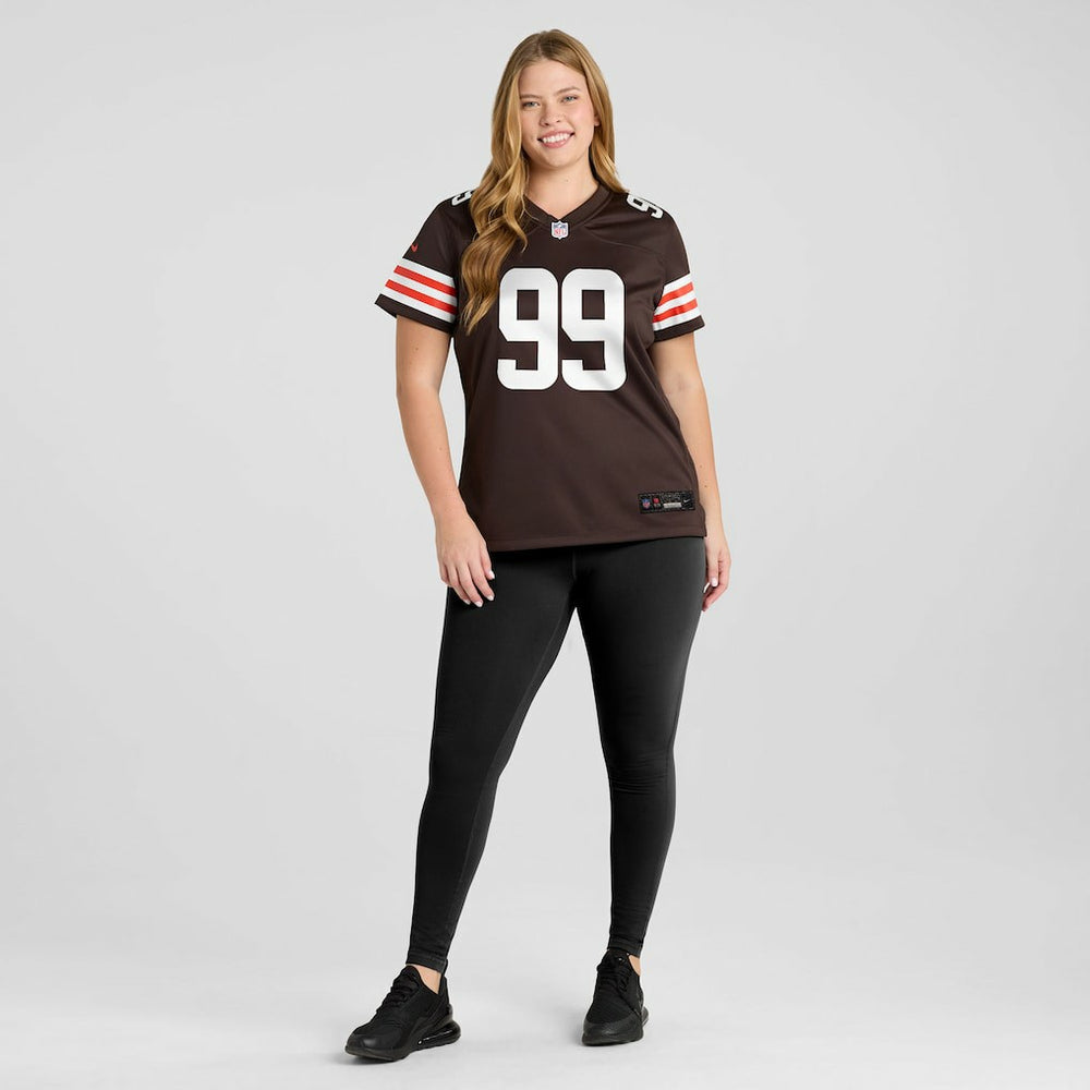 Cameron Thomas Cleveland Browns Women's Team Game Jersey - Brown - Nike