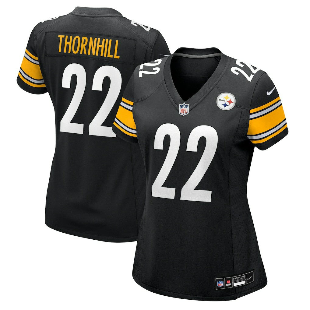 Juan Thornhill Pittsburgh Steelers Women's Team Game Jersey - Black - Nike