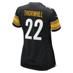 Juan Thornhill Pittsburgh Steelers Women's Team Game Jersey - Black - Nike