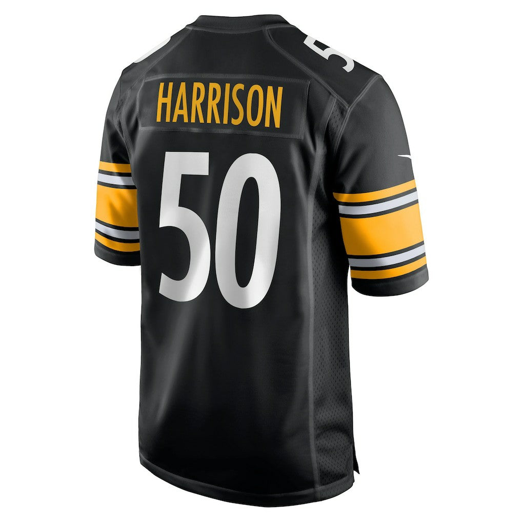 Malik Harrison Pittsburgh Steelers Team Game Jersey - Black - Nike