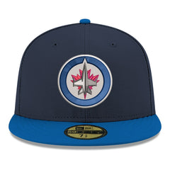 Winnipeg Jets New Era Core Logo Two-Tone 59FIFTY Fitted Hat - Navy | New Era sale