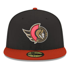 Ottawa Senators New Era Core Logo Two-Tone 59FIFTY Fitted Hat - Black | New Era near me