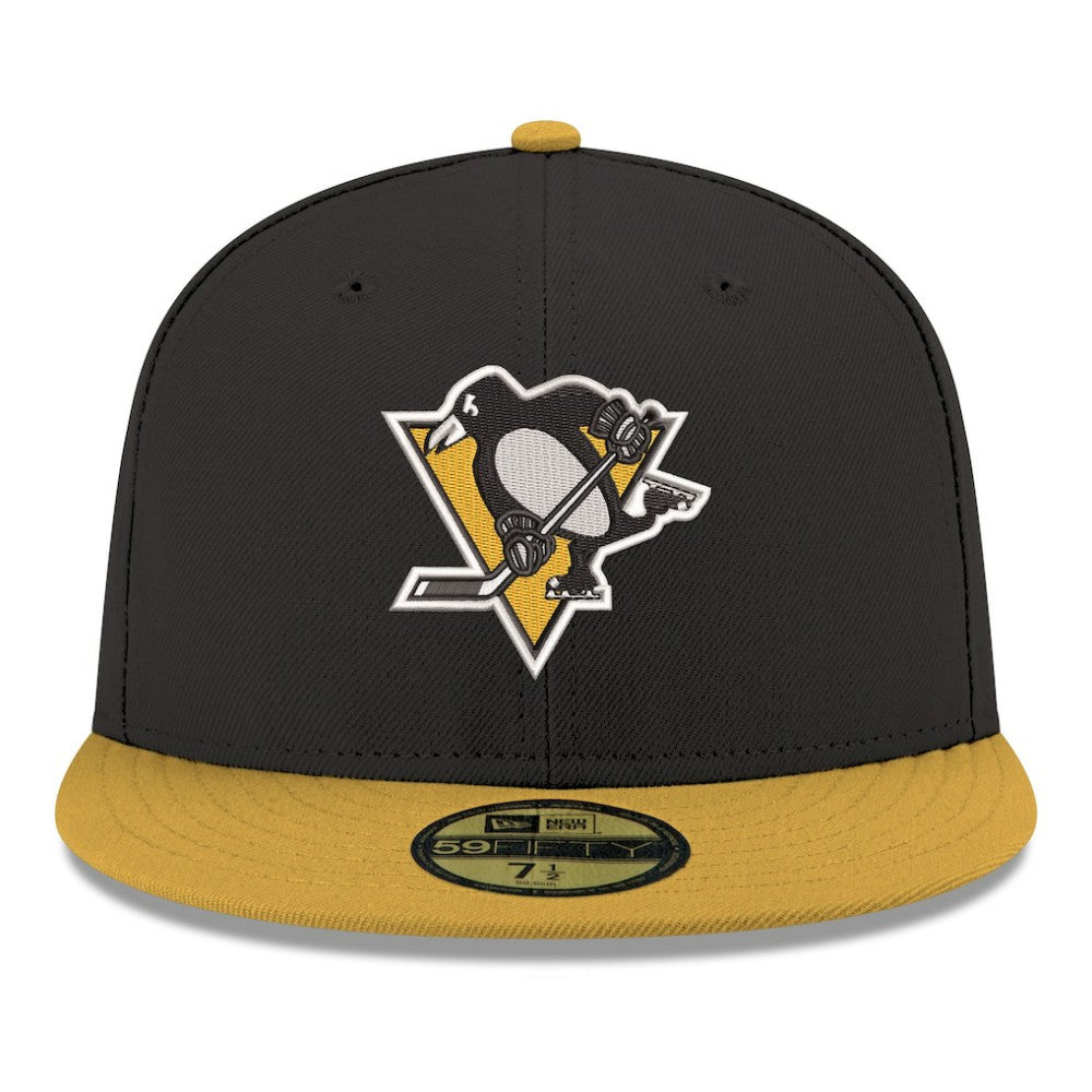 Pittsburgh Penguins New Era Core Logo Two-Tone 59FIFTY Fitted Hat - Black | New Era discount