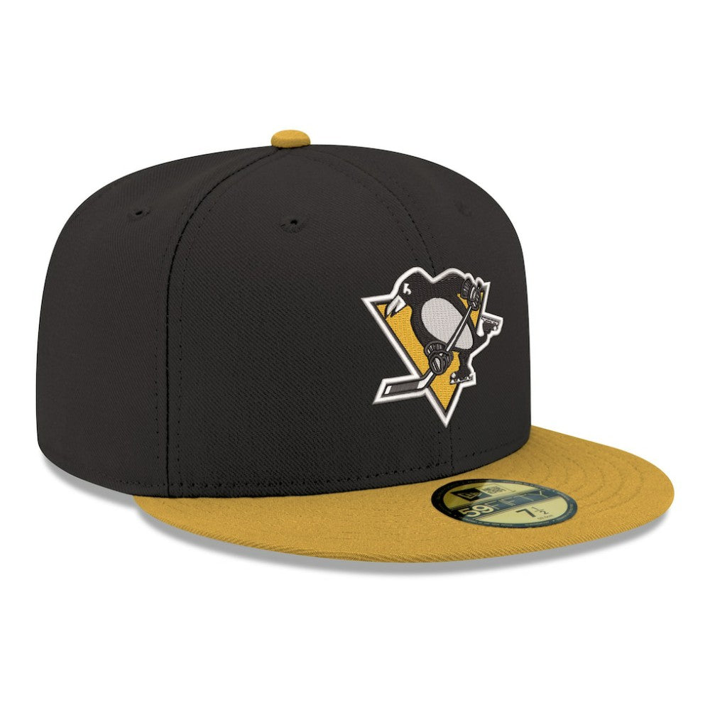 Pittsburgh Penguins New Era Core Logo Two-Tone 59FIFTY Fitted Hat - Black | New Era discount