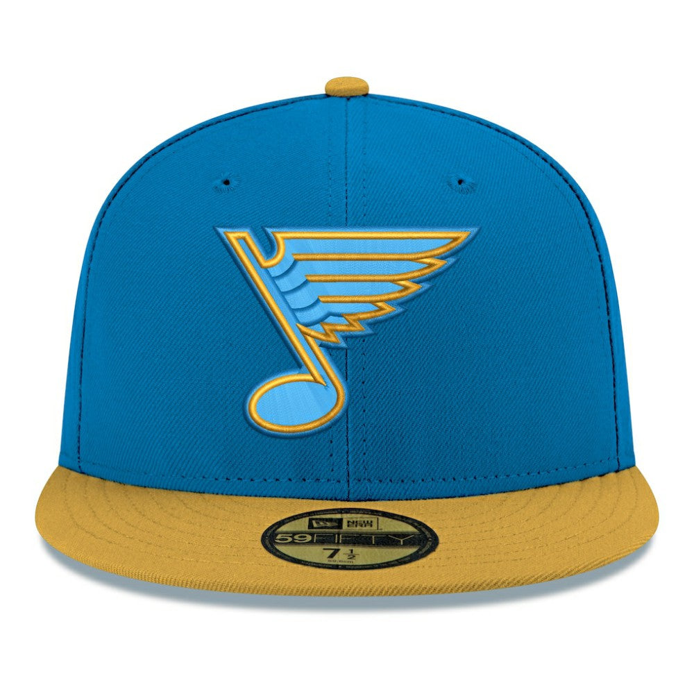 St. Louis Blues New Era Core Logo Two-Tone 59FIFTY Fitted Hat - Blue | New Era on sale