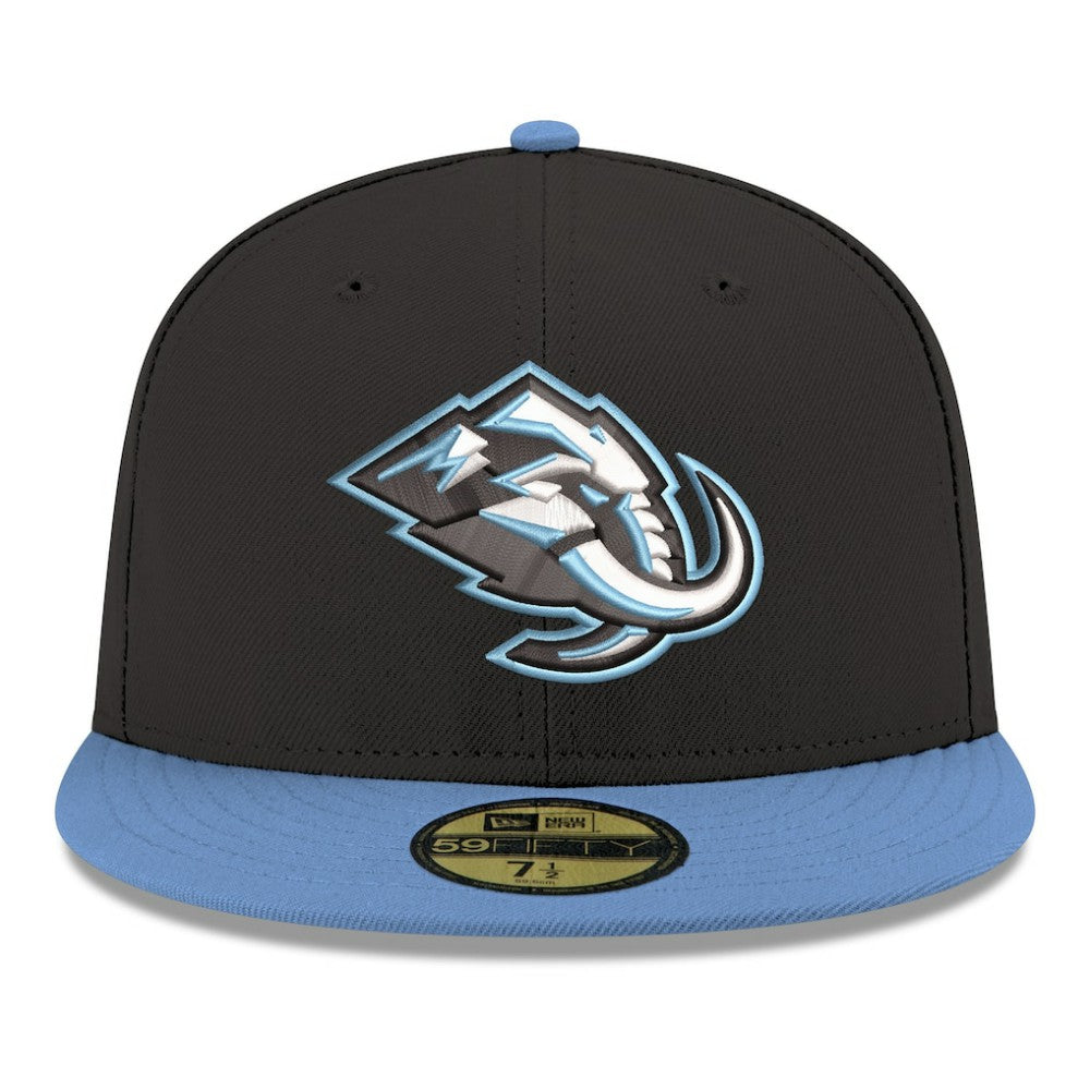 Utah Mammoth New Era Core Logo Two-Tone 59FIFTY Fitted Hat - Black | New Era Lifestyle