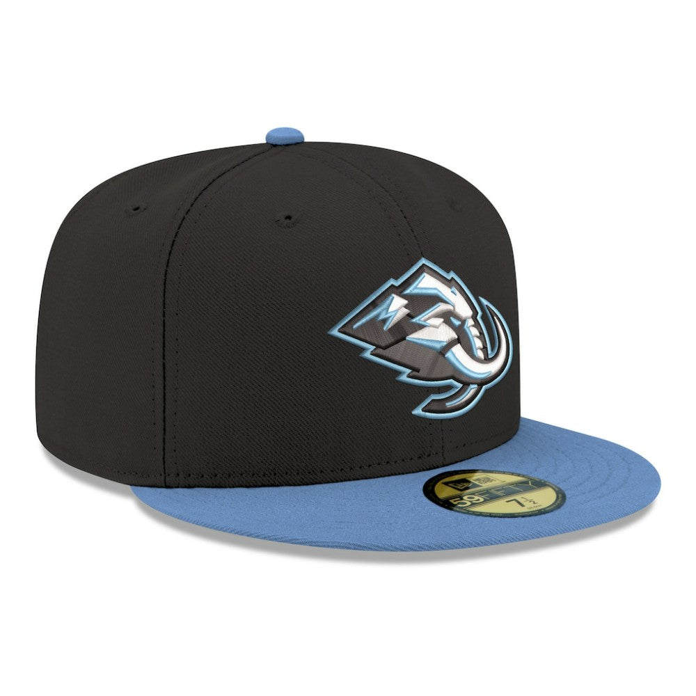Utah Mammoth New Era Core Logo Two-Tone 59FIFTY Fitted Hat - Black | New Era Lifestyle