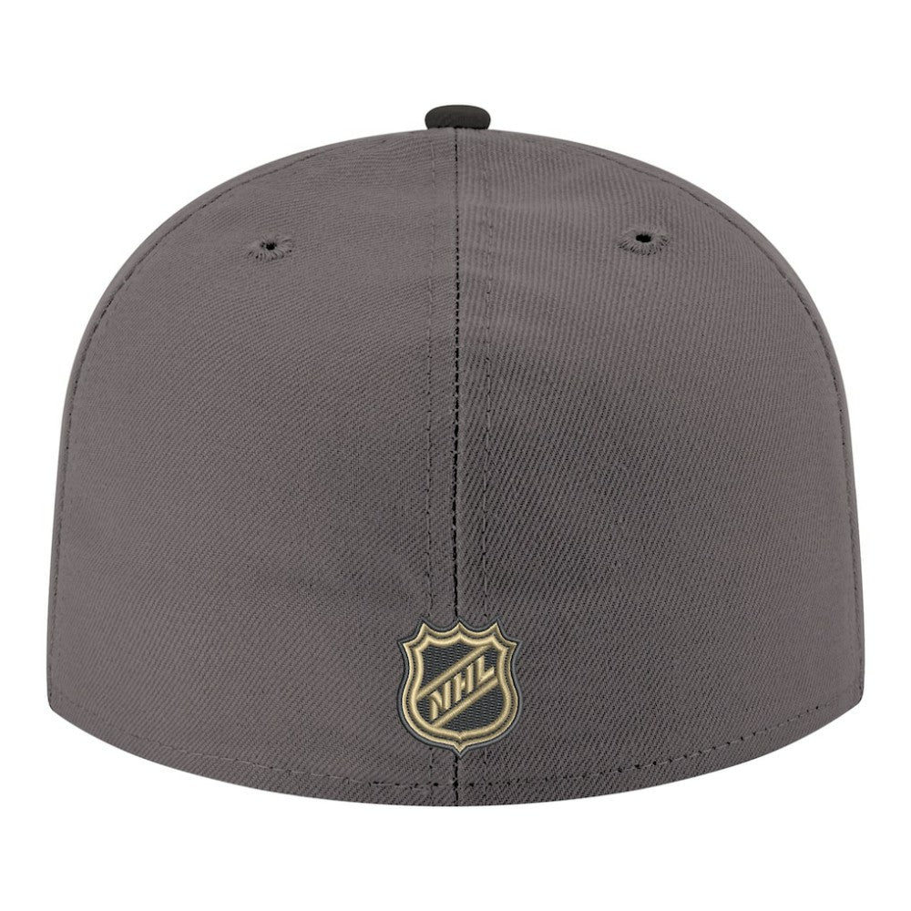 Vegas Golden Knights New Era Core Logo Two-Tone 59FIFTY Fitted Hat - Gray | New Era Clearance
