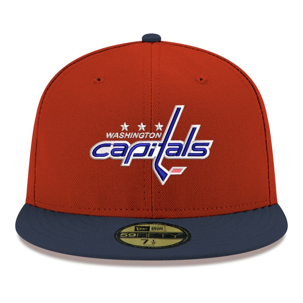 Washington Capitals New Era Core Logo Two-Tone 59FIFTY Fitted Hat - Red | New Era near me