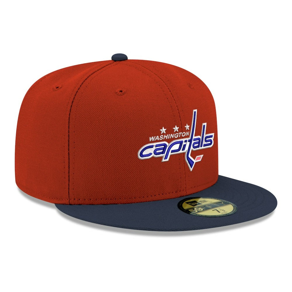 Washington Capitals New Era Core Logo Two-Tone 59FIFTY Fitted Hat - Red | New Era near me