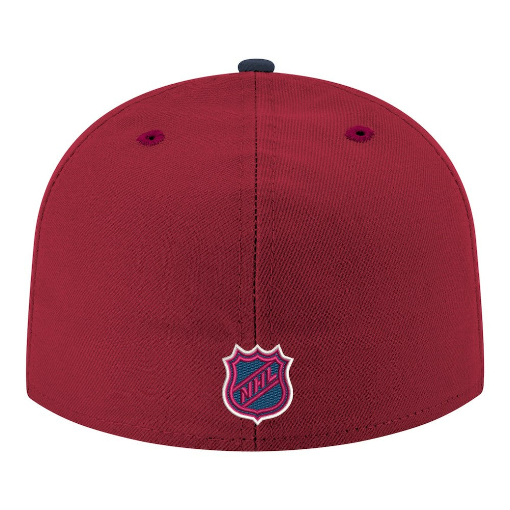 Colorado Avalanche New Era Core Logo Two-Tone 59FIFTY Fitted Hat - Burgundy | New Era near me