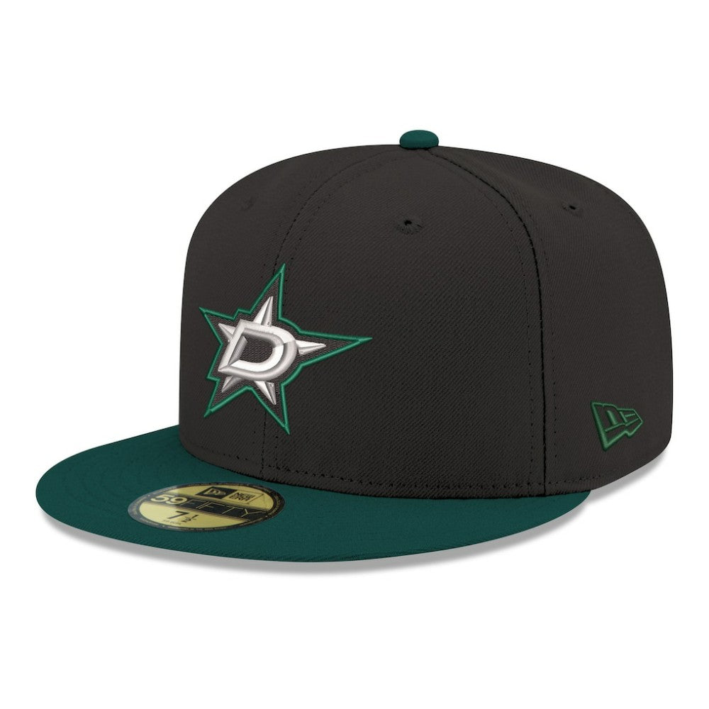 Dallas Stars New Era Core Logo Two-Tone 59FIFTY Fitted Hat - Black | New Era online