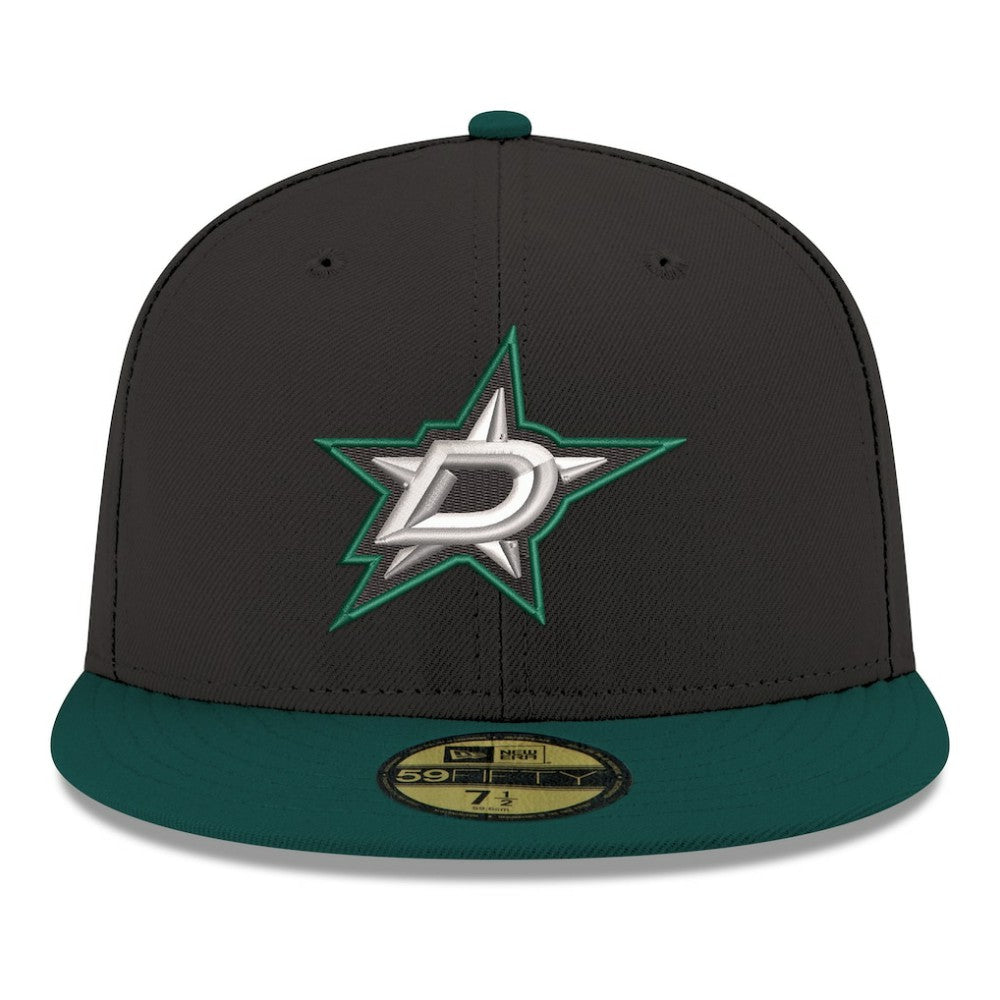Dallas Stars New Era Core Logo Two-Tone 59FIFTY Fitted Hat - Black | New Era online