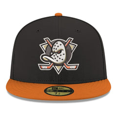 Anaheim Ducks New Era Core Logo Two-Tone 59FIFTY Fitted Hat - Black | New Era online