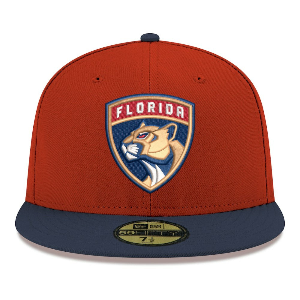 Florida Panthers New Era Core Logo Two-Tone 59FIFTY Fitted Hat - Red | New Era Lifestyle