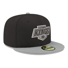 Los Angeles Kings New Era Core Logo Two-Tone 59FIFTY Fitted Hat - Black | New Era Lifestyle