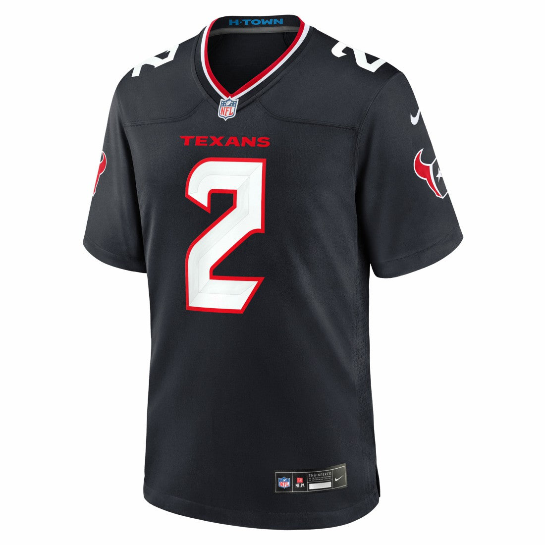 Calen Bullock Houston Texans Team Game Jersey - Navy - Nike