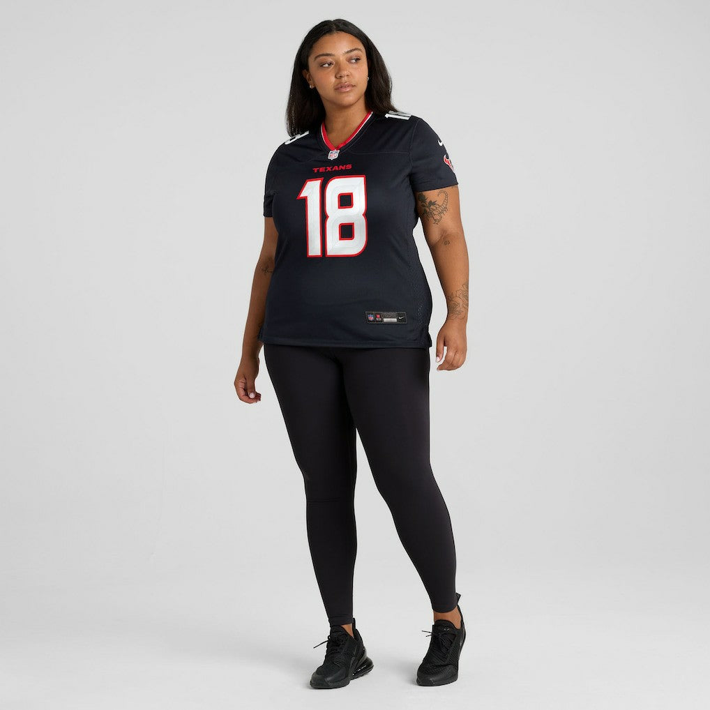 Graham Mertz Houston Texans Women's Team Game Jersey - Navy - Nike