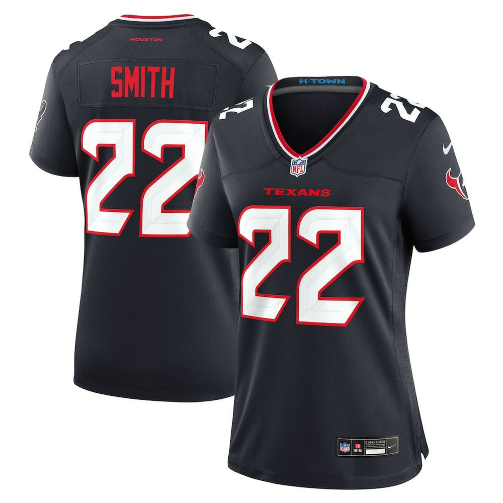 Jaylin Smith Houston Texans Women's Team Game Jersey - Navy - Nike