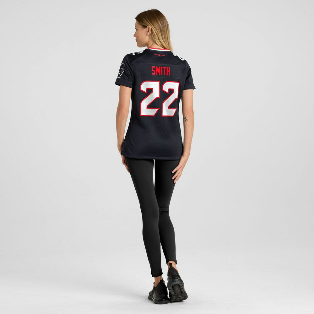 Jaylin Smith Houston Texans Women's Team Game Jersey - Navy - Nike
