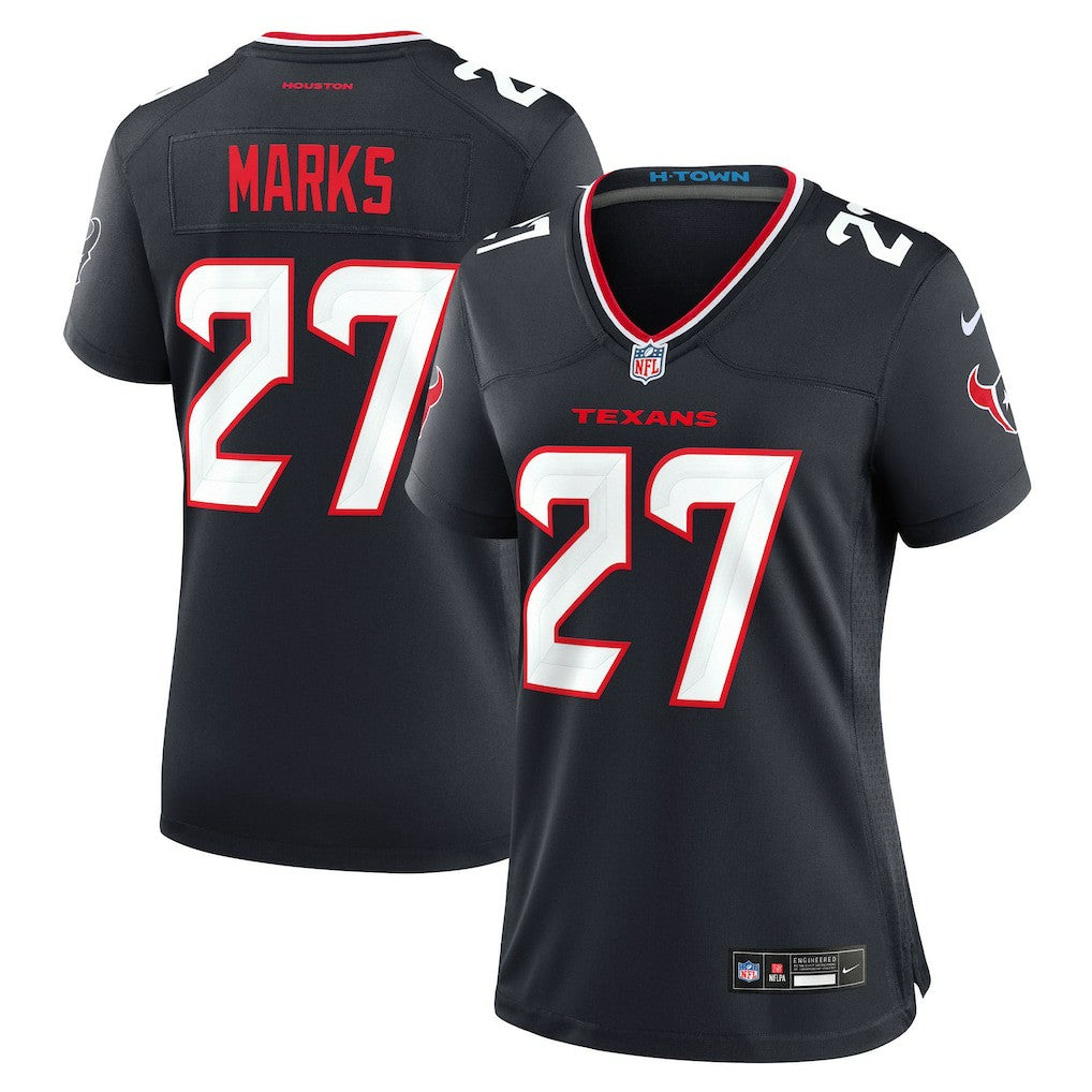 Woody Marks Houston Texans Women's Team Game Jersey - Navy - Nike