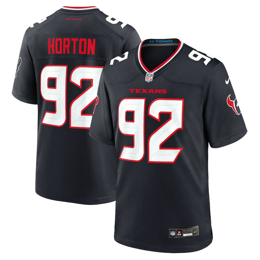 Dylan Horton Houston Texans Team Game Jersey - Navy - Nike