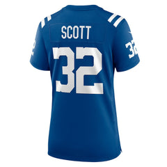 Daniel Scott Indianapolis Colts Women's Team Game Jersey - Royal - Nike